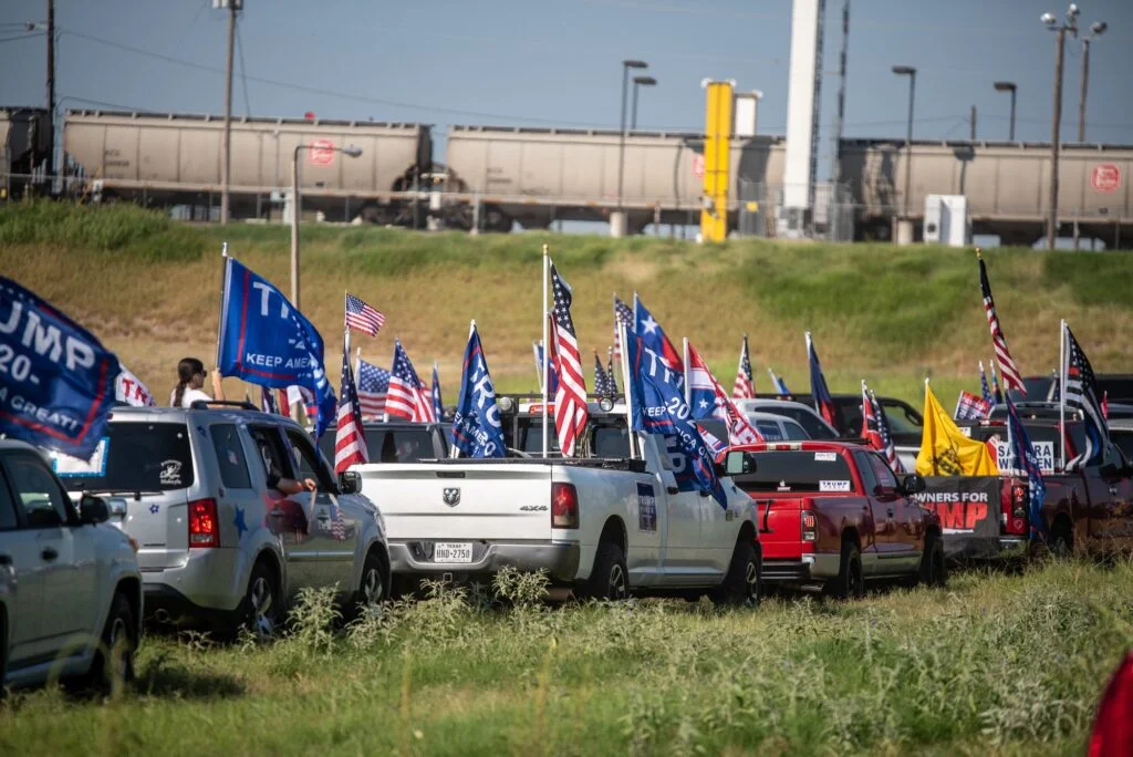 Trump-Train Caravan