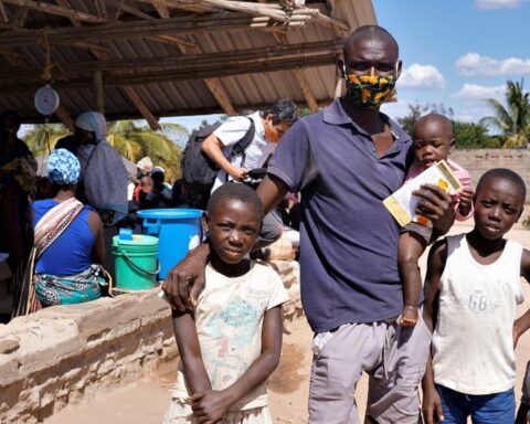 A father in Cabo Delgado, Mozambique