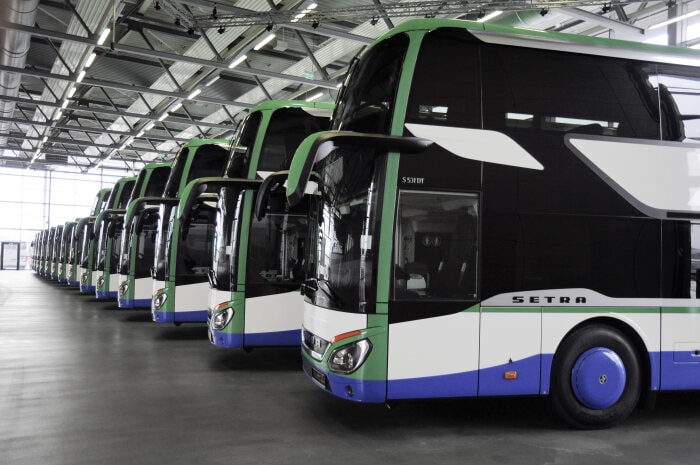 new Setra buses for Geldhauser