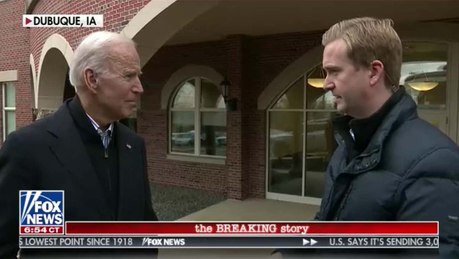 Peter Doocy as a White House correspondent