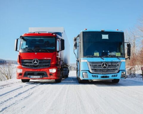 Mercedes Benz trucks