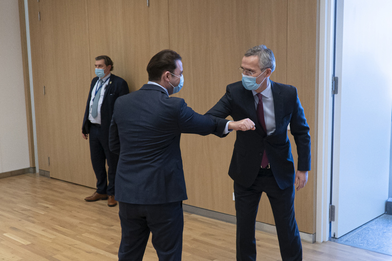 The Minister of Foreign Affairs of North Macedonia visits NATO