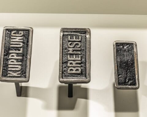 The pedals Mercedes-Benz Museum