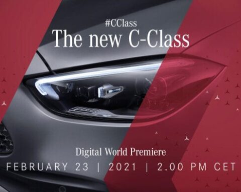 new C-Class on Mercedes