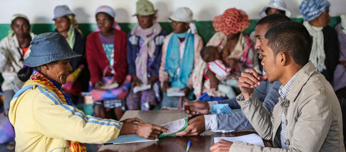 Cash transfer in Madagascar