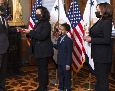 Kamala Harris, Michael, Melvina Thomas Regan, Matthew Silas