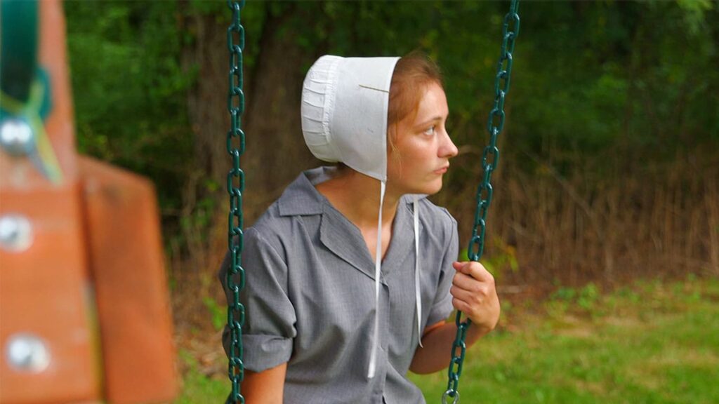 Rosanna Miller on the swing