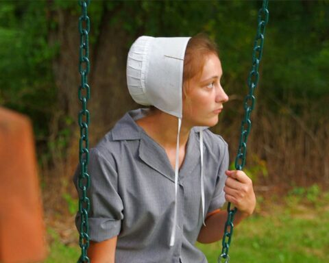 Rosanna Miller on the swing
