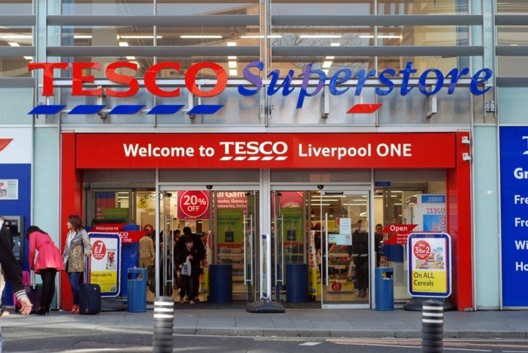 Tesco superstore liverpool uk