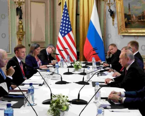 U.S. President Joe Biden and Russia's President Vladimir Putin