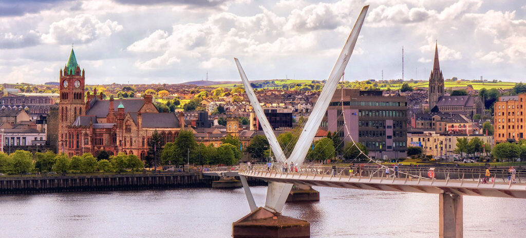 Bridge in Derry, Northern Ireland