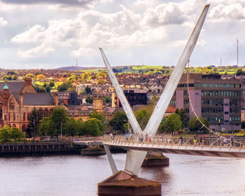 Bridge in Derry, Northern Ireland