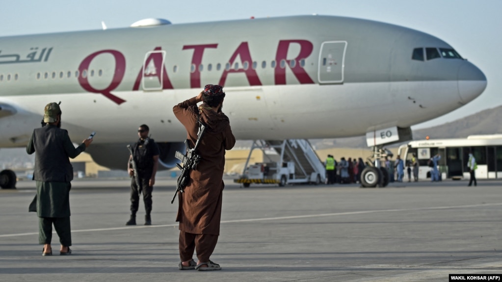 Commercial Flight Departs Afghanistan