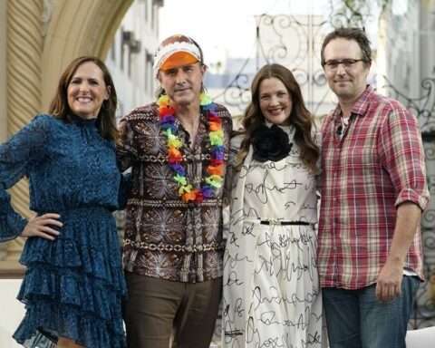 Molly Shannon, David Arquette, Drew Barrymore and Michael Vartan