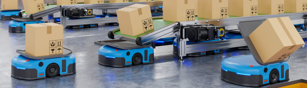 Robots efficiently sorting