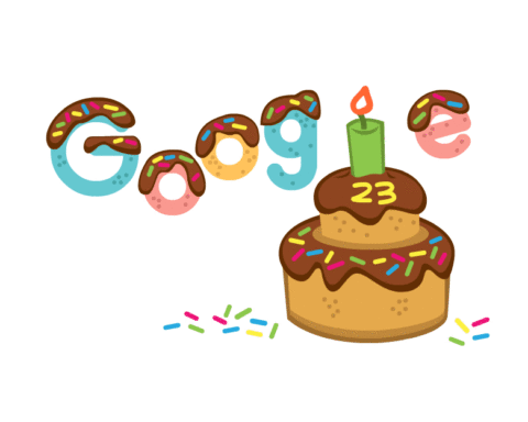 google 23rd birthday doodle