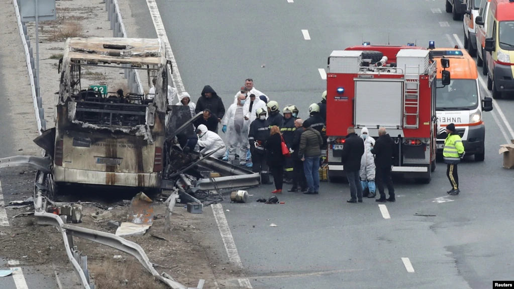 Bus Crash In Bulgaria