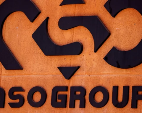 The logo of Israeli cyber firm NSO Group