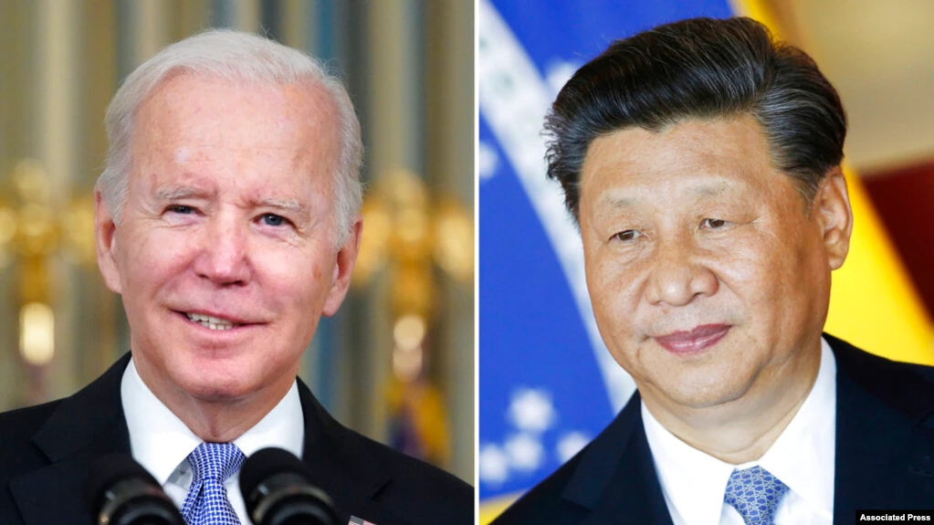 US President Joe Biden and China's President Xi Jinping