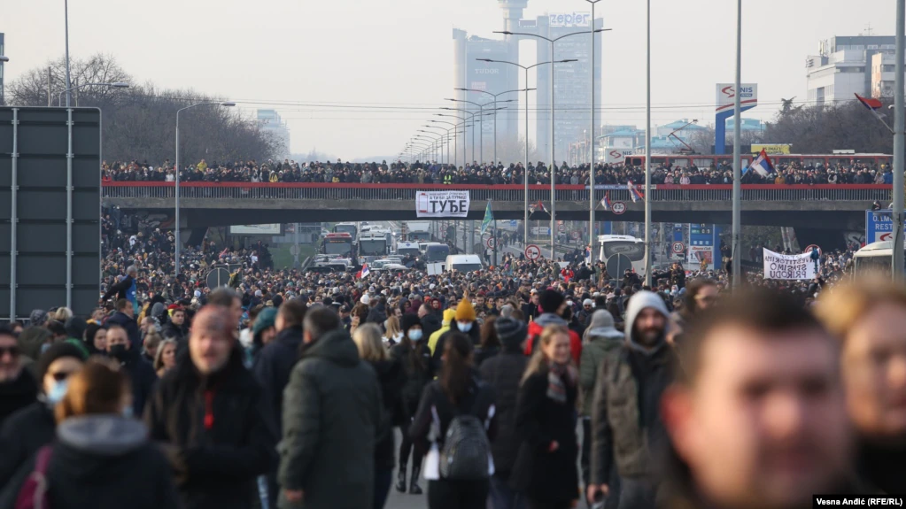 Serbs Protest