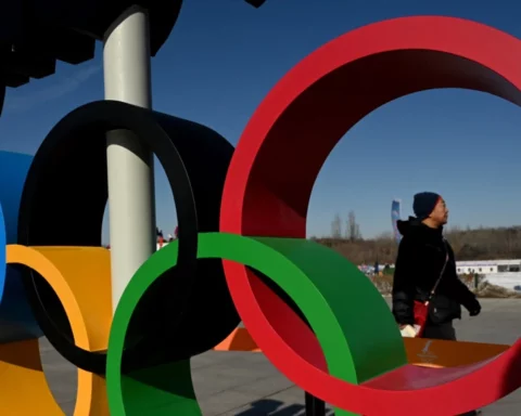 Olympic Rings in Beijing