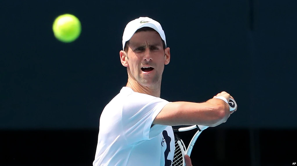 Serbian tennis star Novak Djokovic