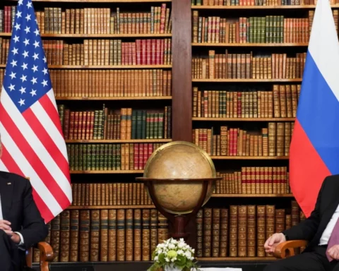 U.S. President Joe Biden (left) and his Russian counterpart, Vladimir Putin