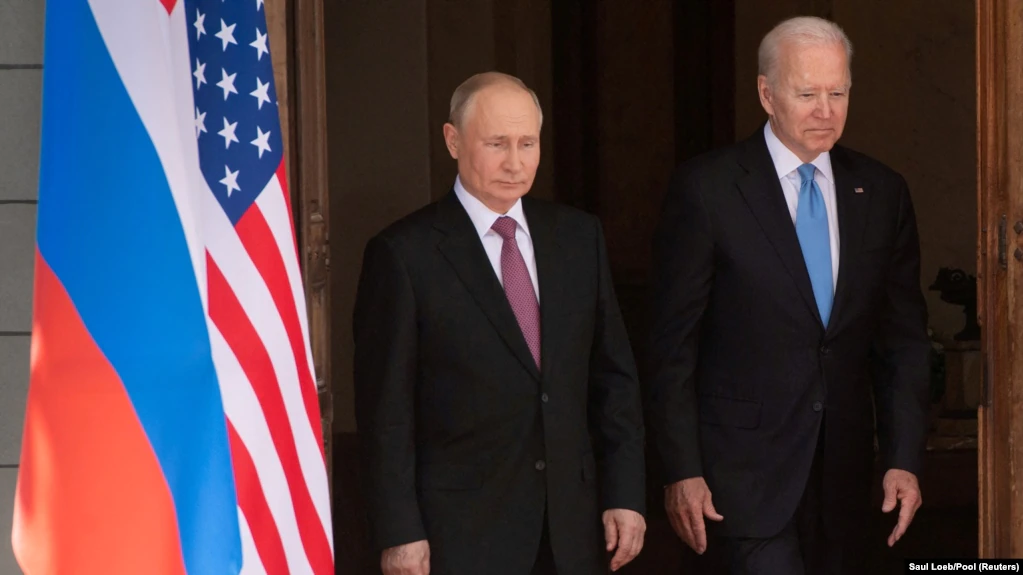 U.S. President Joe Biden and Russian President Vladimir Putin