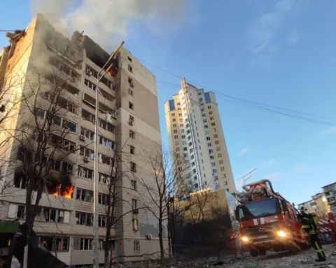 Emergency services work Ukraine