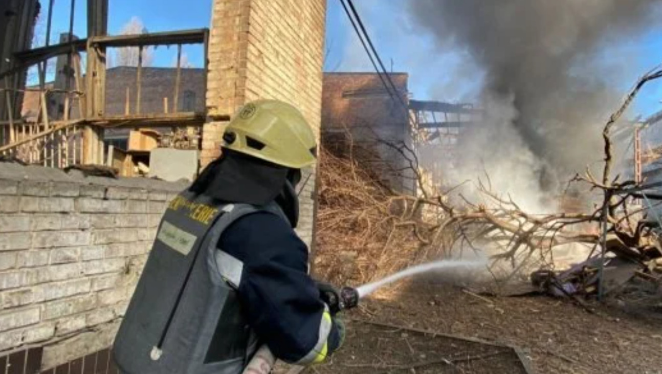 Shelling in Obolonskyi district