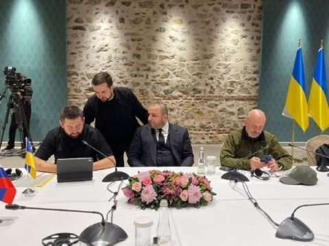 The Ukrainian delegation