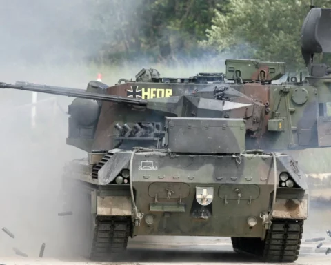 German Gepard antiaircraft tank