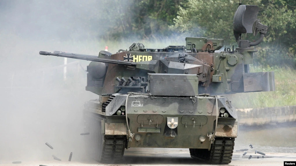 German Gepard antiaircraft tank