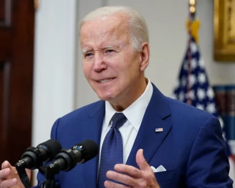 President Joe Biden speaks