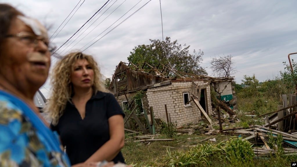 house was damaged