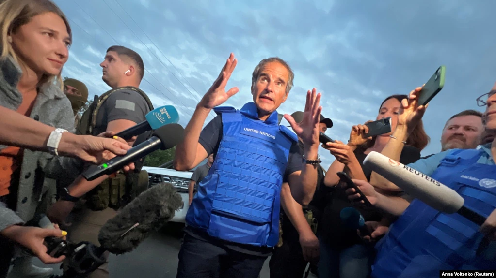 The head of the International Atomic Energy Agency, Rafael Grossi