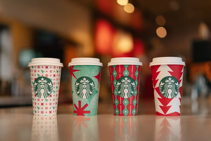 starbucks holiday cups