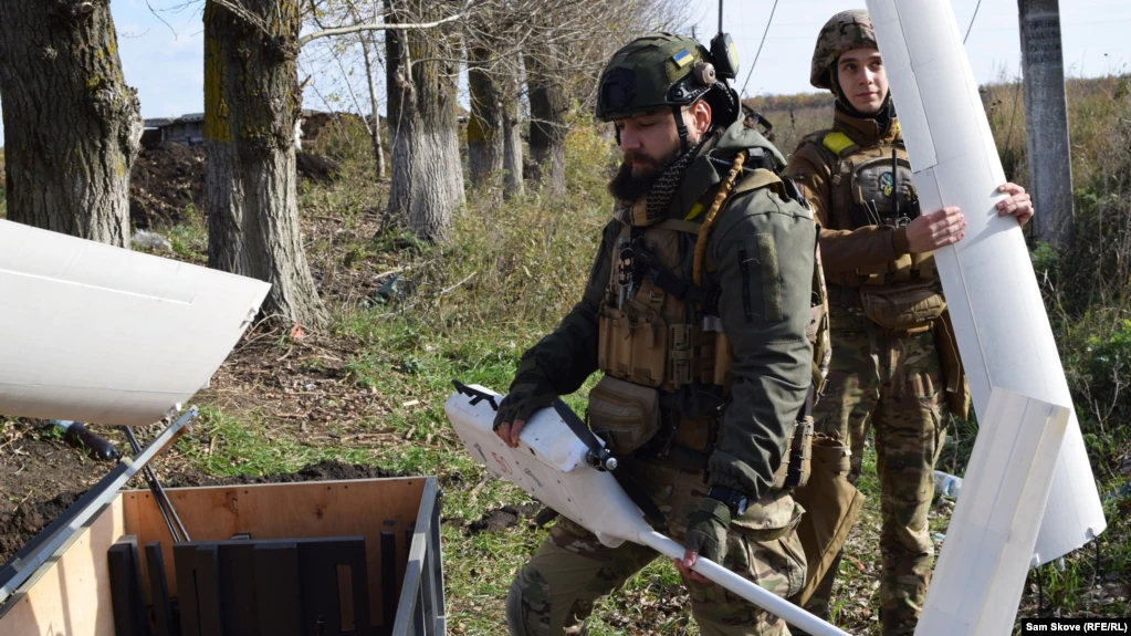 Ukrainian drone operators