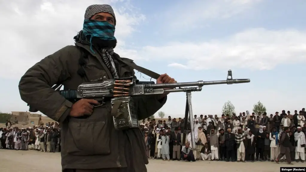 A Taliban fighter