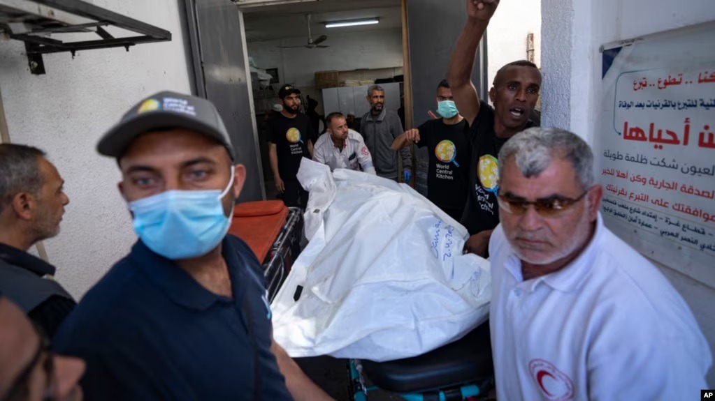 Morgue in Rafah
