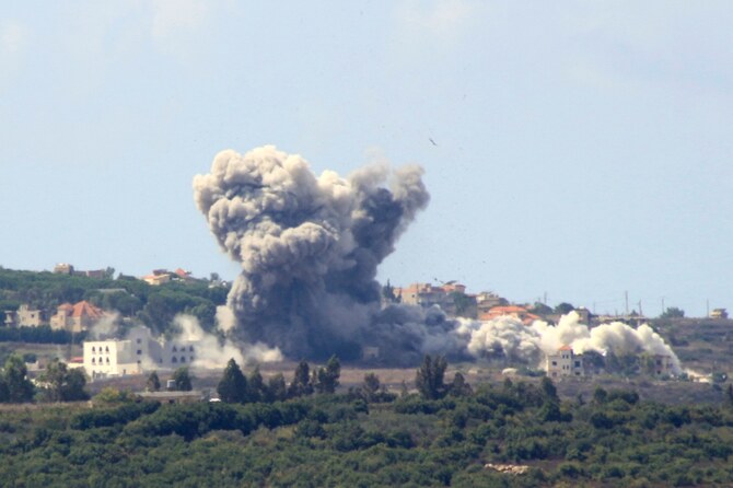 Israel bombards Lebanon