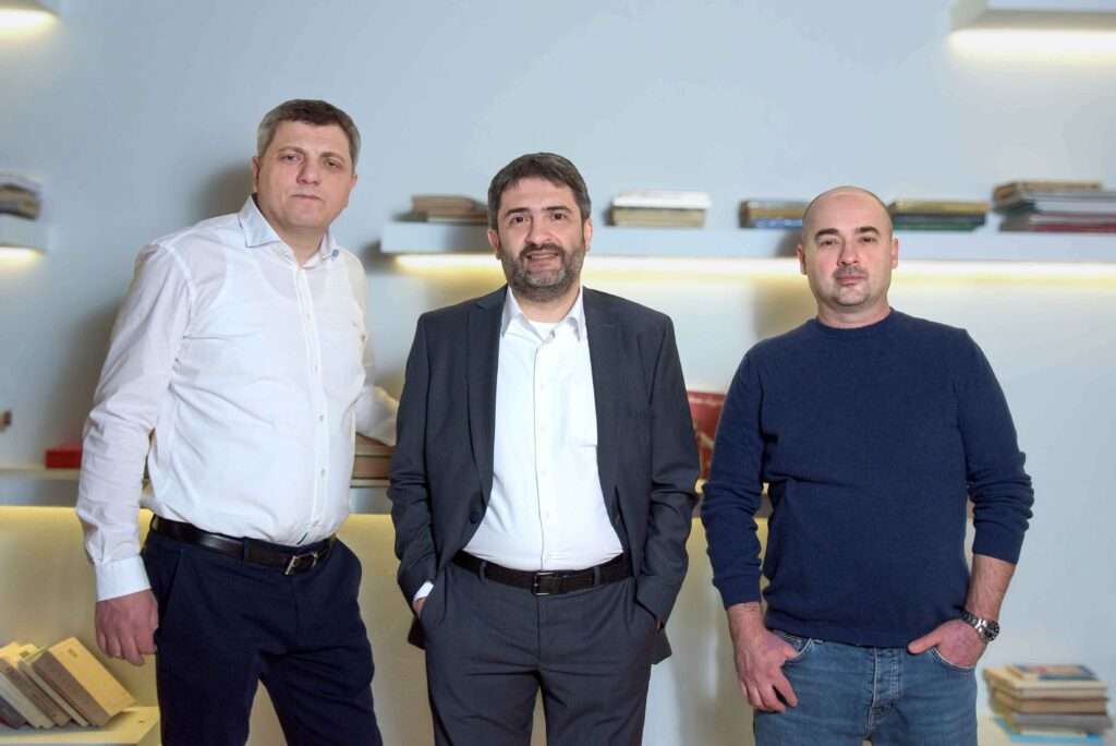 From left to right in the photo: LEVAN ABASHIDZE, GIORGI NADAREISHVILI, and GIORGI JOKHADZE